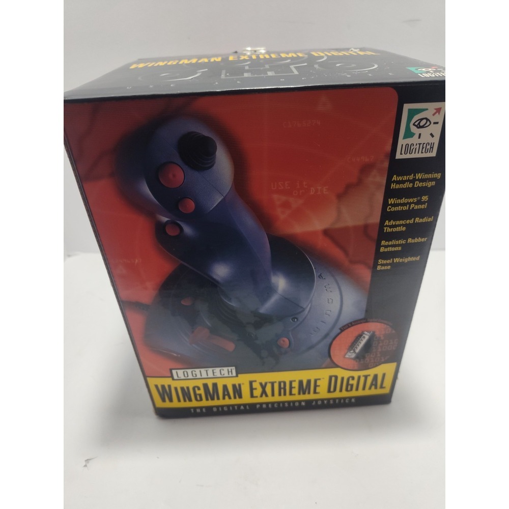 Vtg Logitech Wingman Extreme 15 Pin Joystick open Box